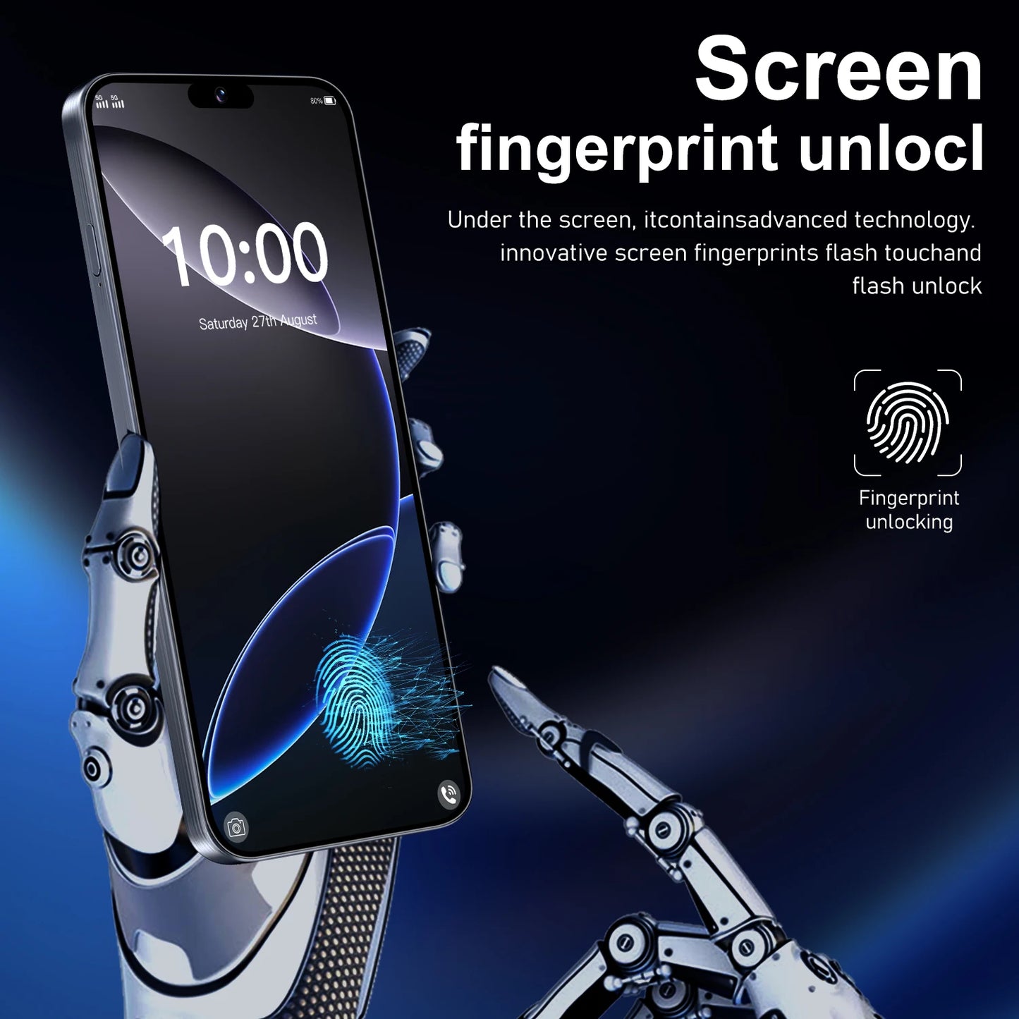 I16 Pro Max 5G Android 14 Mobile Phone - Various Colors