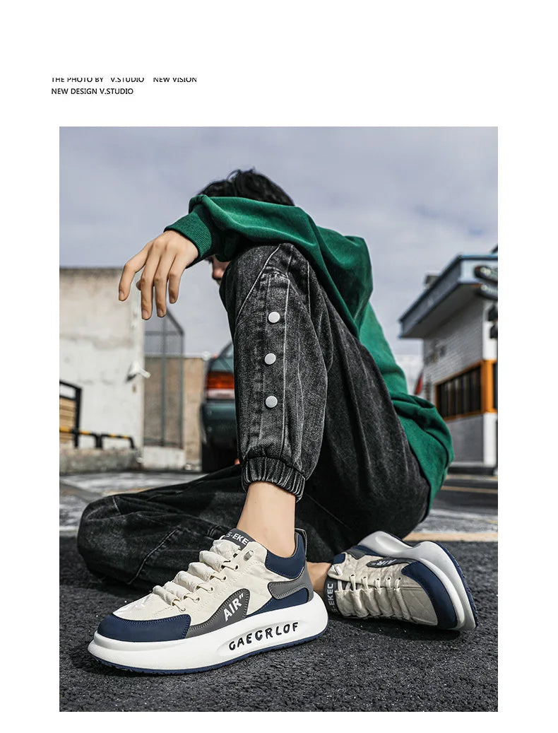 Zapatillas Informales Para Hombre Elegantes y Cómodas De Nueva Moda 2025