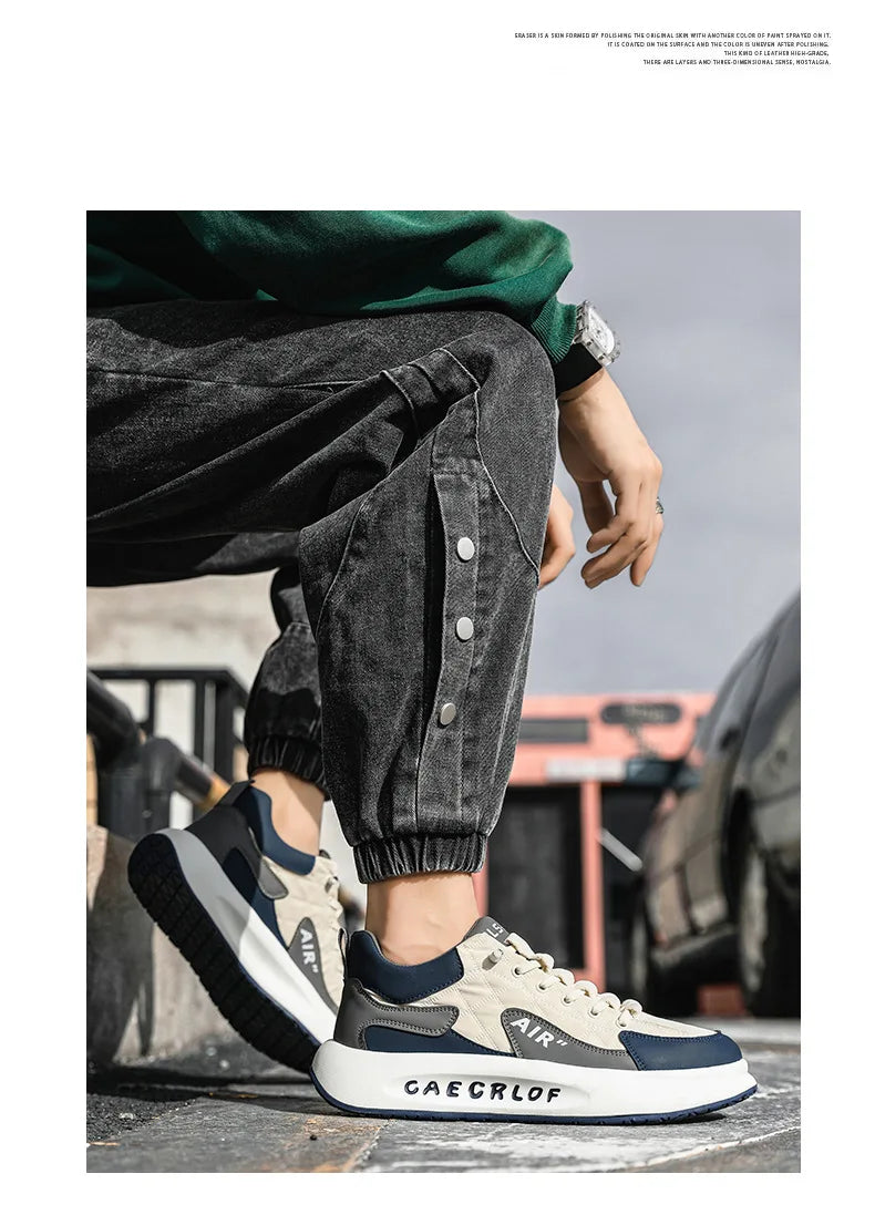 Zapatillas Informales Para Hombre Elegantes y Cómodas De Nueva Moda 2025