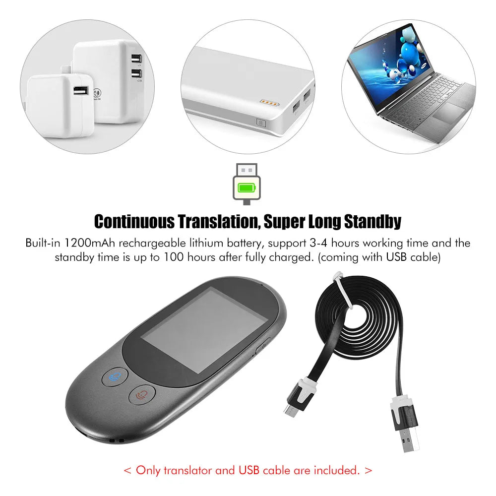 Traductor De 126 Idiomas Con Traducción De Voz instantáneo Con Cámara.