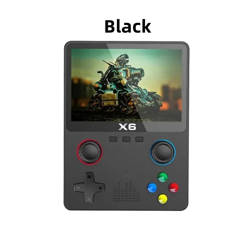 Nueva Consola Retro Portátil X6 Pantalla De 3.5" IPS Con 10.000 Juegos Incluidos.