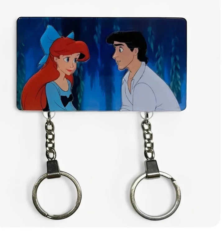 Llaveros Para Parejas  De Disney De Lilo y Stich Imantado