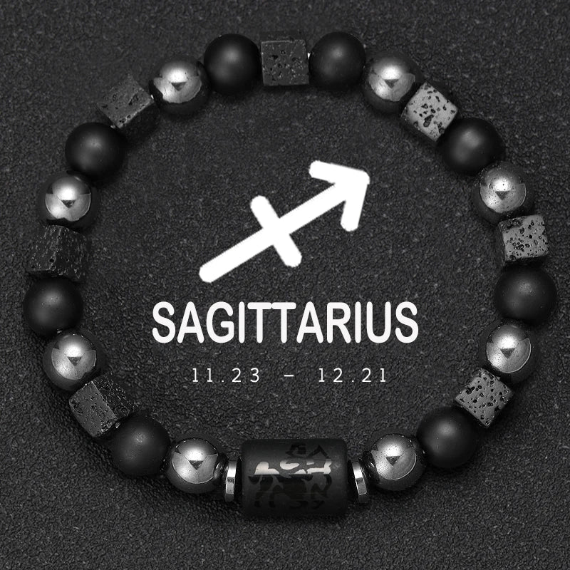 Pulseras Del Zodiaco. 12 Modelo Diferentes de Piedra Natural. Elige tú signo.