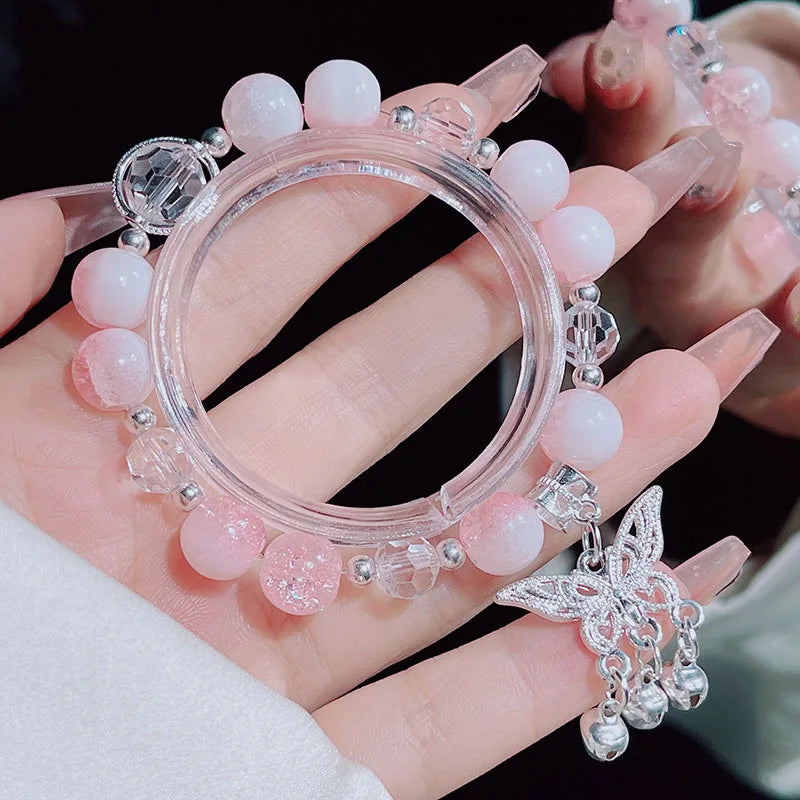 Pulseras Elegantes Elásticas Para Mujer Con Piedras Preciosas
