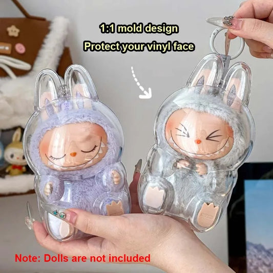 Caja De Funda Protectora De Almacenamiento Para Muñecos De Peluche Labubu.