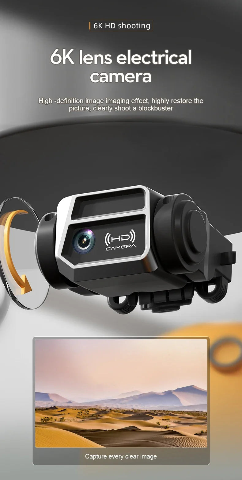 Mini Drone S2S Con Cámara HD Grabación 4K 8K WIFI GPS