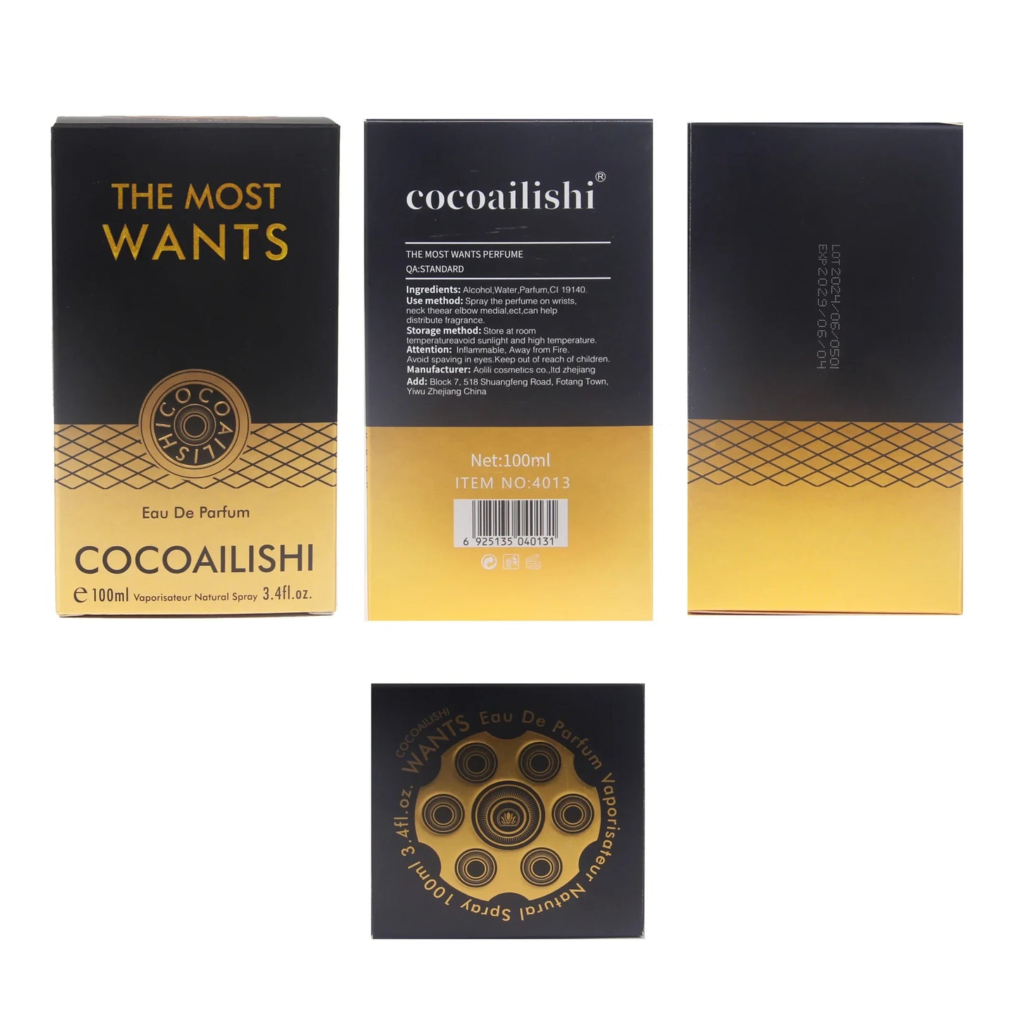 Perfume De Hombre y Mujer De Alta Calidad y Duración De 100ml Con Fuertes Feromonas.