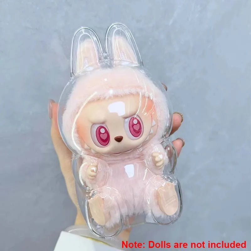 Caja De Funda Protectora De Almacenamiento Para Muñecos De Peluche Labubu.