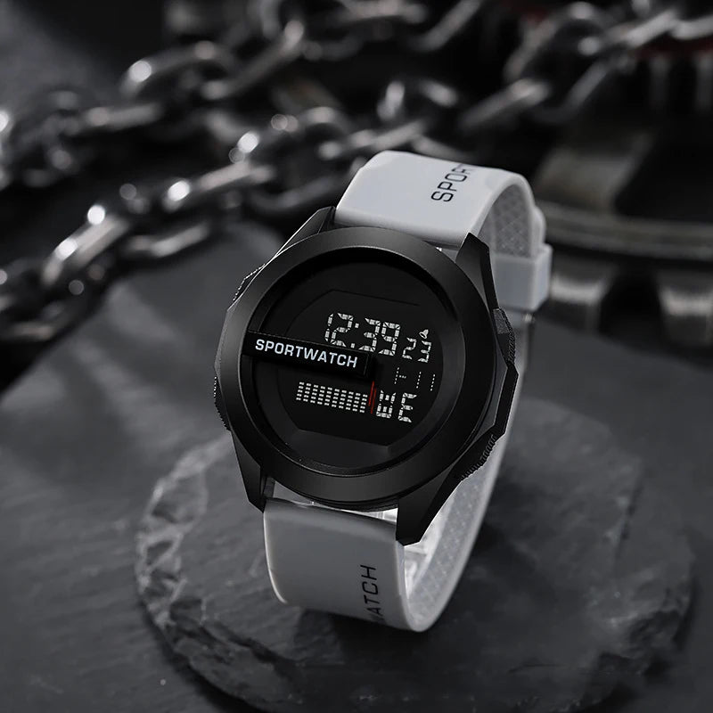 Reloj Deportivo Digital Precios Unisex Para Hombre y Mujer, Cronómetro, Luminoso Con Fecha y Semana, Resistente al agua