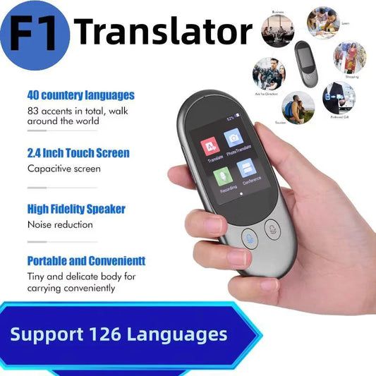 Traductor De 126 Idiomas Con Traducción De Voz instantáneo Con Cámara.