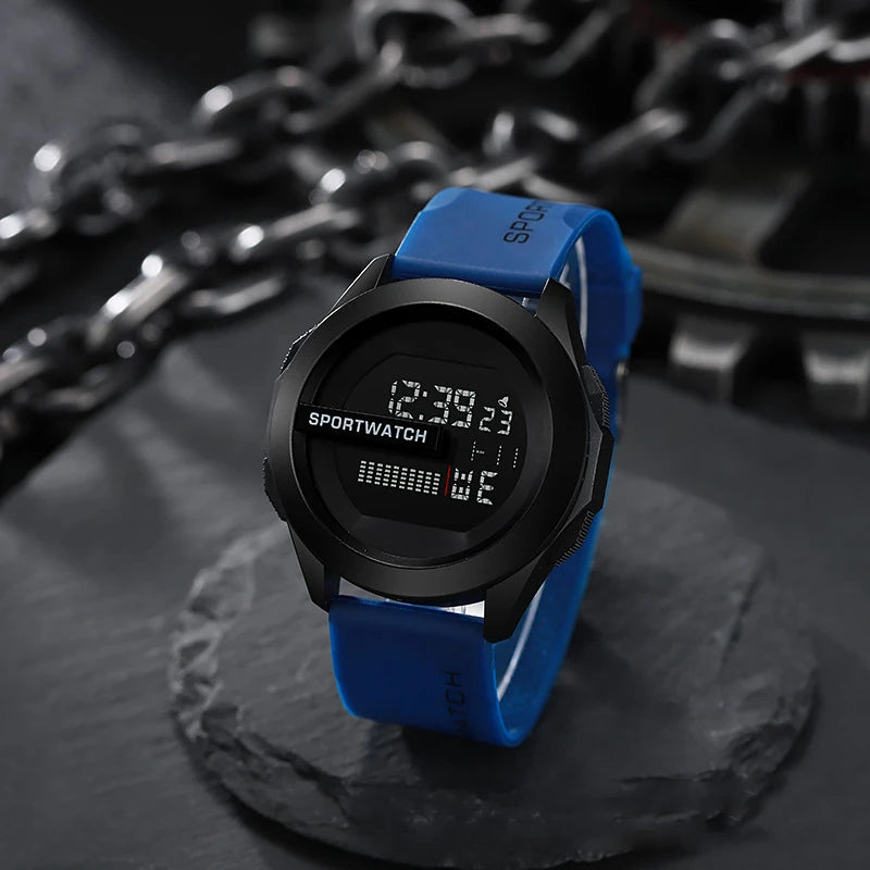 Reloj Deportivo Digital Precios Unisex Para Hombre y Mujer, Cronómetro, Luminoso Con Fecha y Semana, Resistente al agua