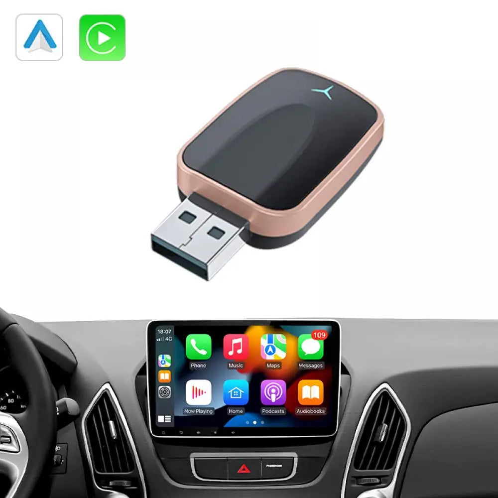 NUEVO CarPlay inalámbrico 2 en 1 con IA Android Auto 5G WIFI