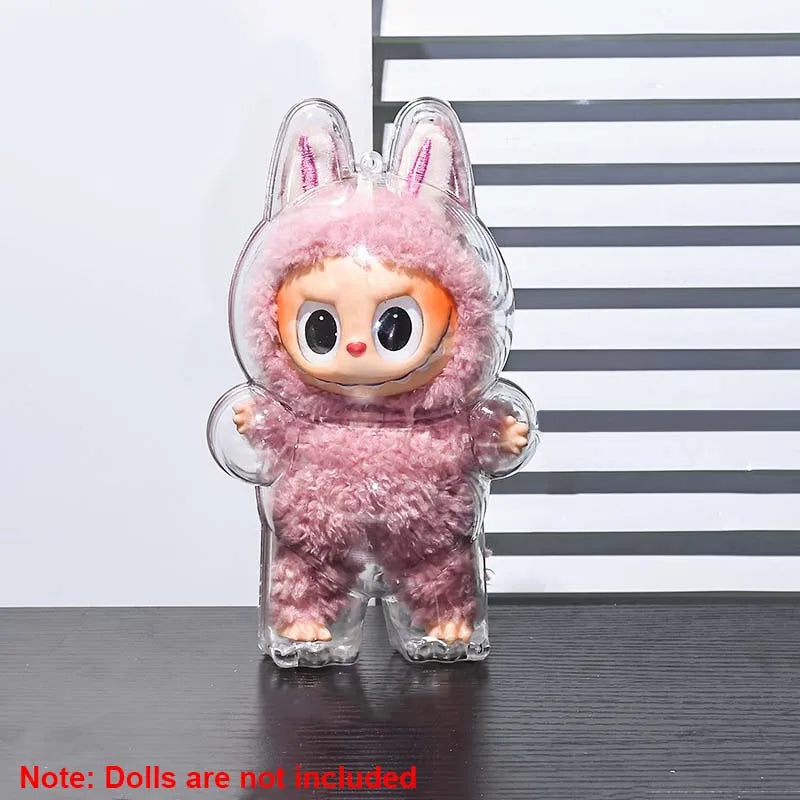 Caja De Funda Protectora De Almacenamiento Para Muñecos De Peluche Labubu.