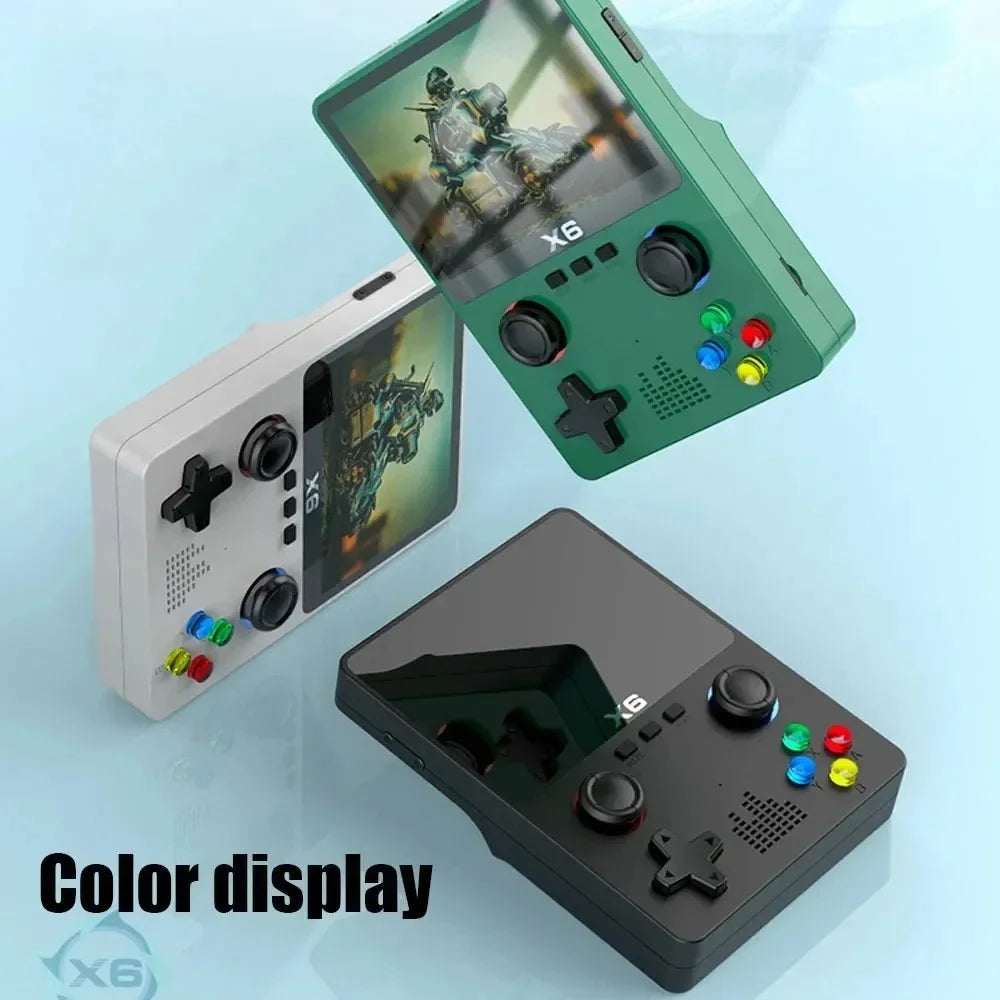 Nueva Consola Retro Portátil X6 Pantalla De 3.5" IPS Con 10.000 Juegos Incluidos.