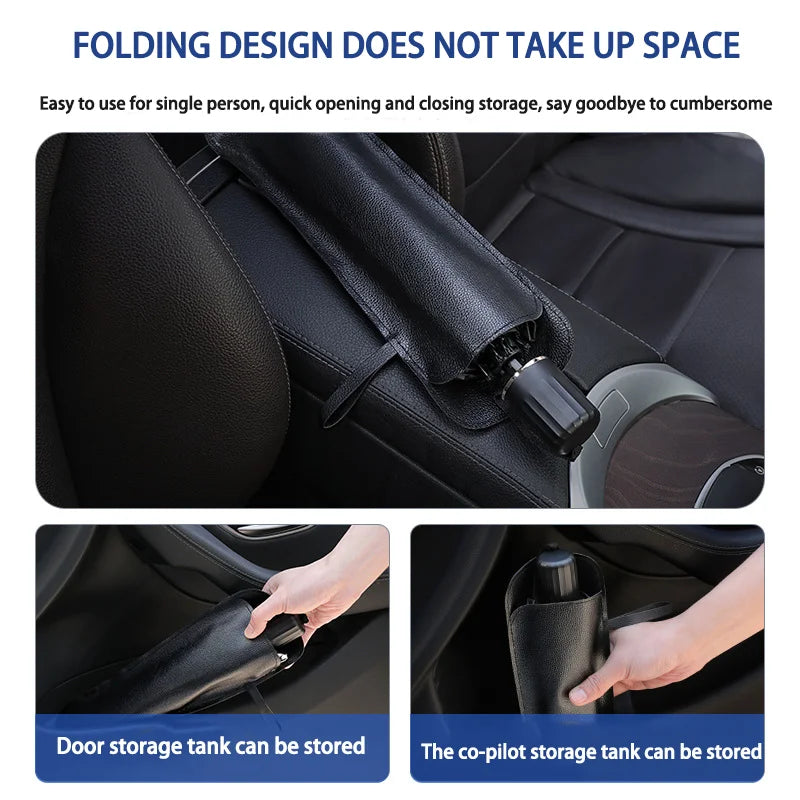 Parasol Para Coche En Forma De Paraguas Super Cómodo Con Aislamiento Térmico.