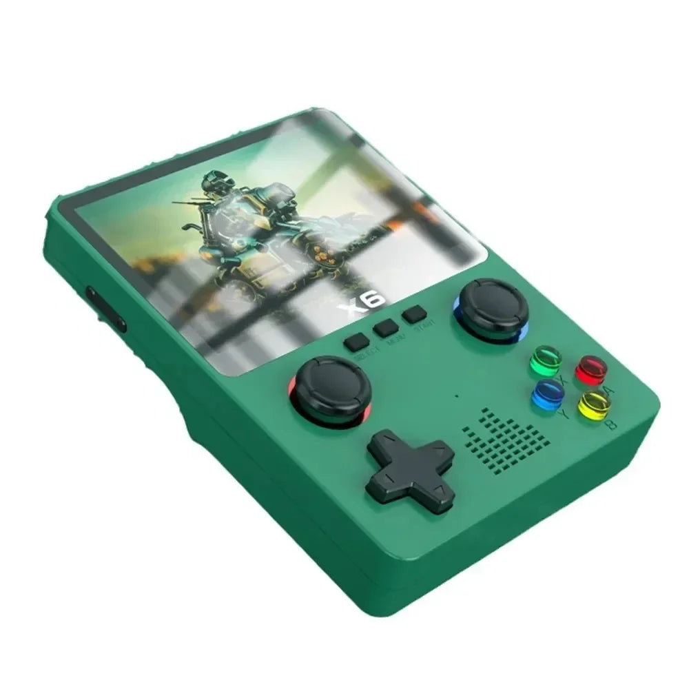 Nueva Consola Retro Portátil X6 Pantalla De 3.5" IPS Con 10.000 Juegos Incluidos.