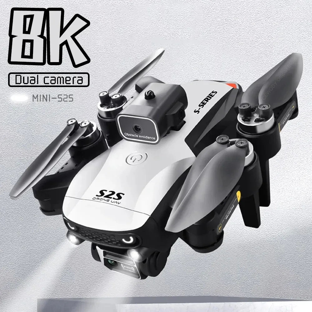 Mini Drone S2S Con Cámara HD Grabación 4K 8K WIFI GPS