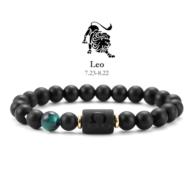 Pulseras Del Zodiaco. 12 Modelo Diferentes de Piedra Natural. Elige tú signo.