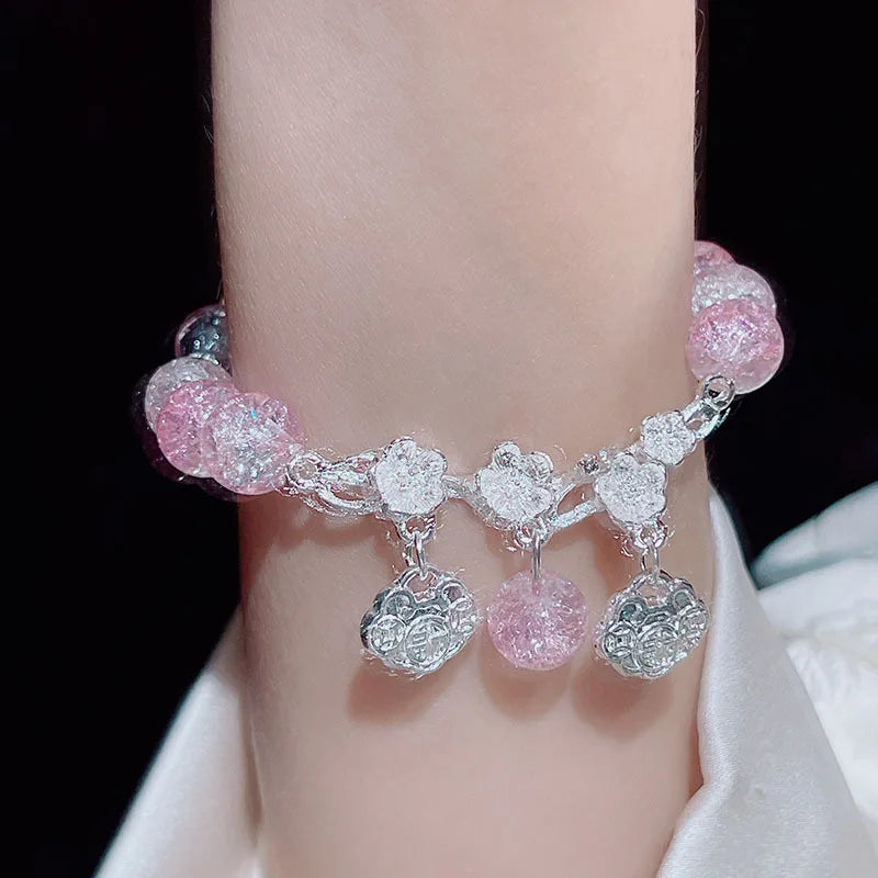 Pulseras Elegantes Elásticas Para Mujer Con Piedras Preciosas