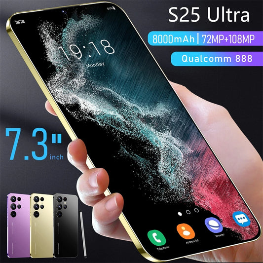 Teléfono Móvil S25 Ultra 7.3" Dual Sim 4G 5G Dual Android 14 Versión Global