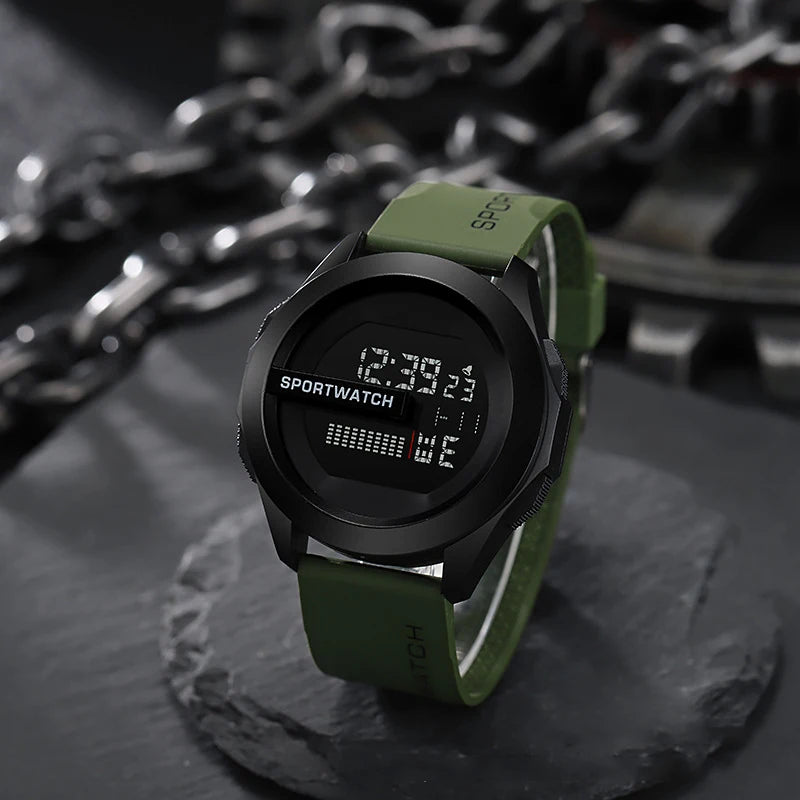 Reloj Deportivo Digital Precios Unisex Para Hombre y Mujer, Cronómetro, Luminoso Con Fecha y Semana, Resistente al agua