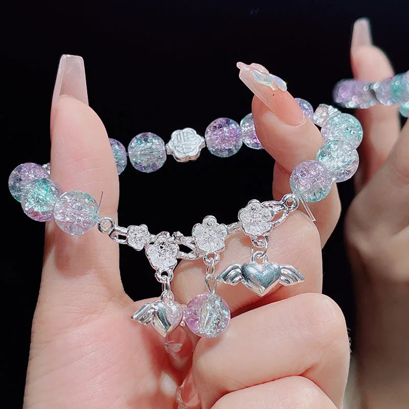 Pulseras Elegantes Elásticas Para Mujer Con Piedras Preciosas