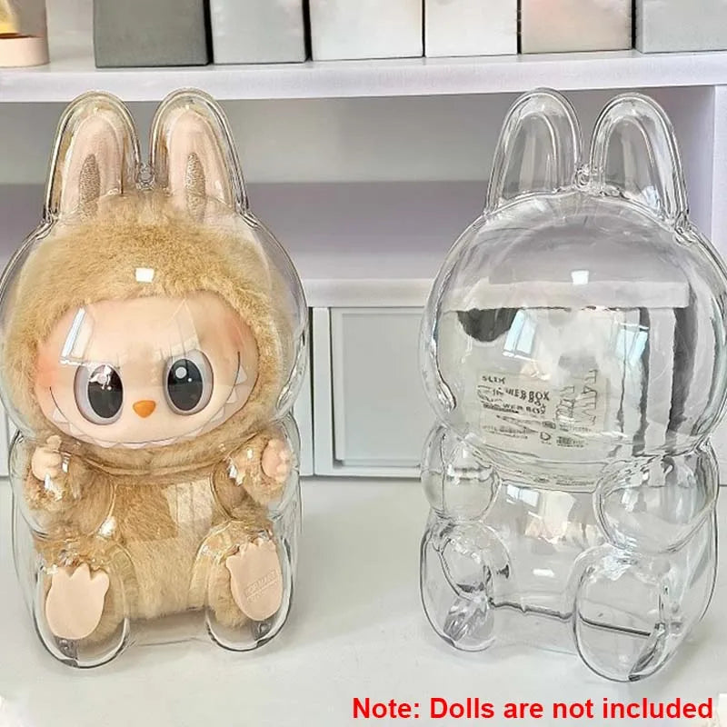 Caja De Funda Protectora De Almacenamiento Para Muñecos De Peluche Labubu.