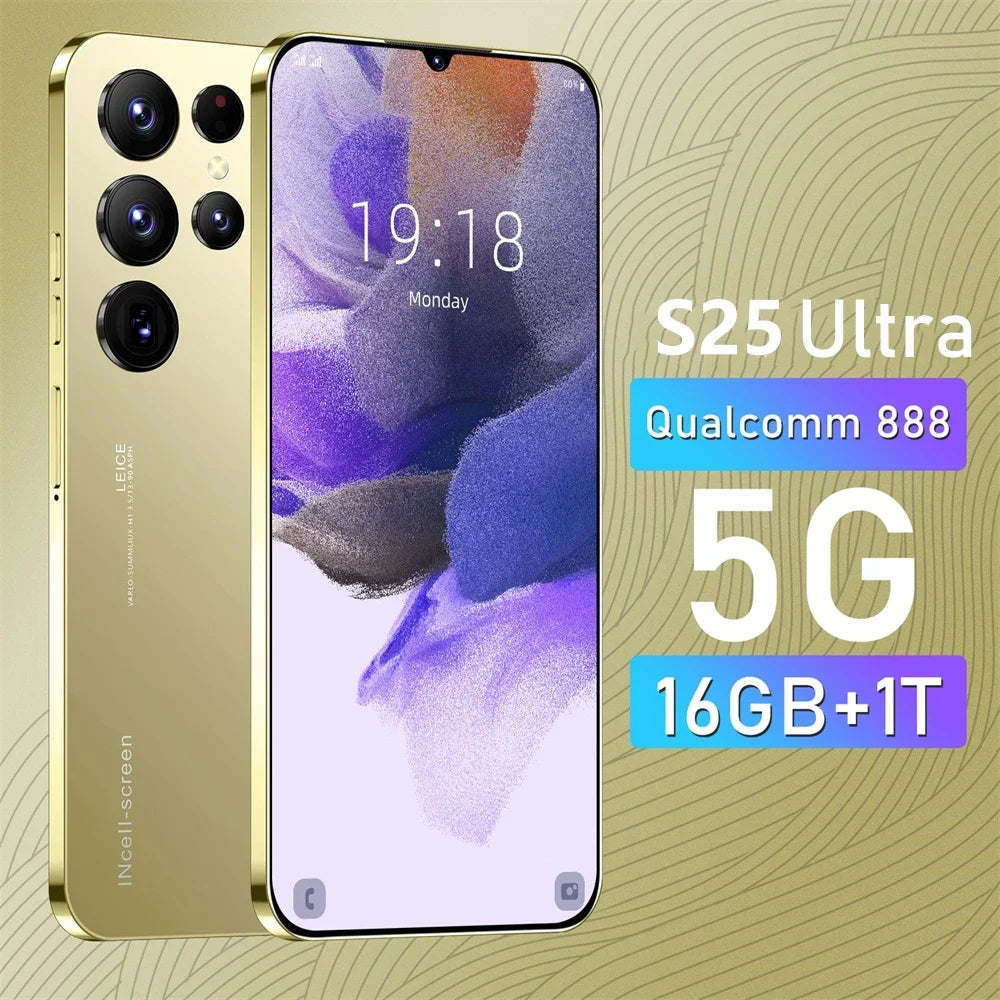 Teléfono Móvil S25 Ultra 7.3" Dual Sim 4G 5G Dual Android 14 Versión Global