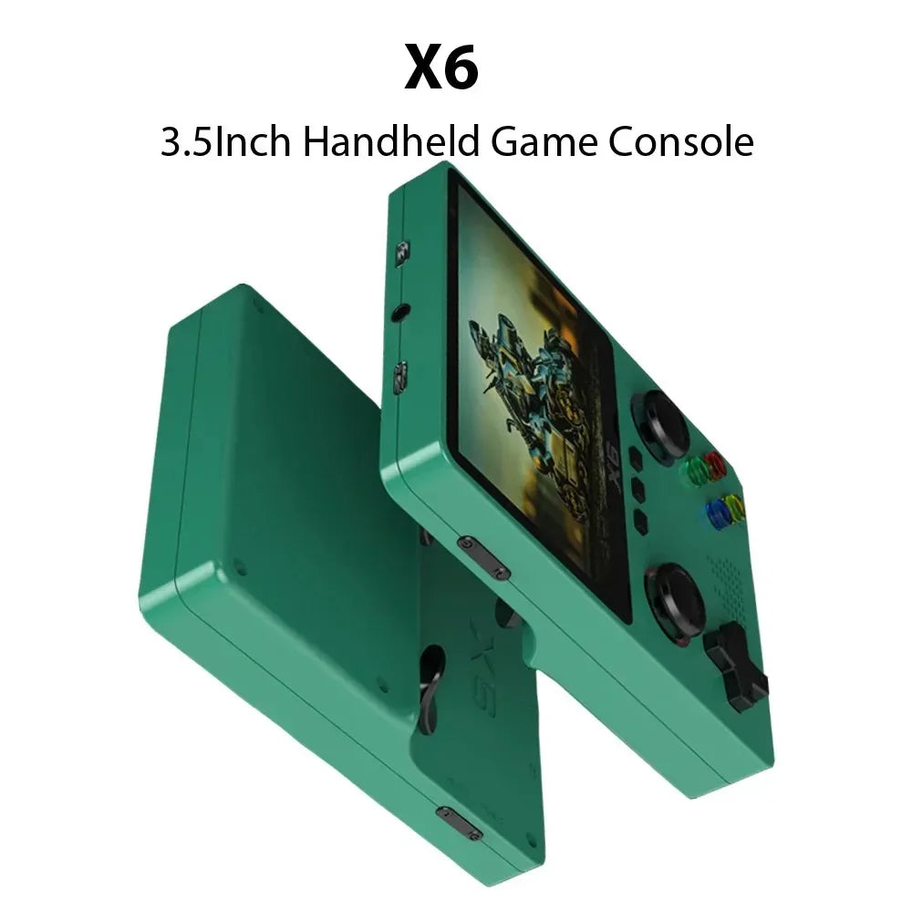 Nueva Consola Retro Portátil X6 Pantalla De 3.5" IPS Con 10.000 Juegos Incluidos.