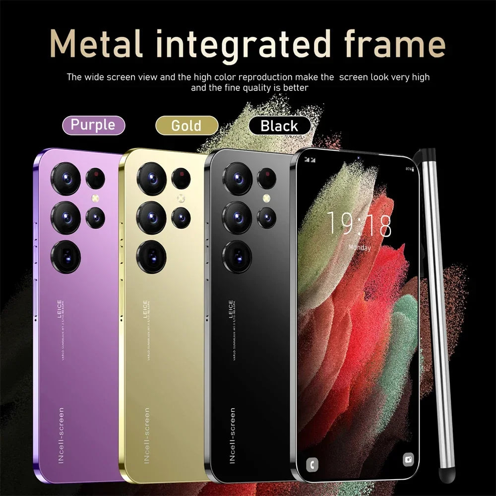Teléfono Móvil S25 Ultra 7.3" Dual Sim 4G 5G Dual Android 14 Versión Global