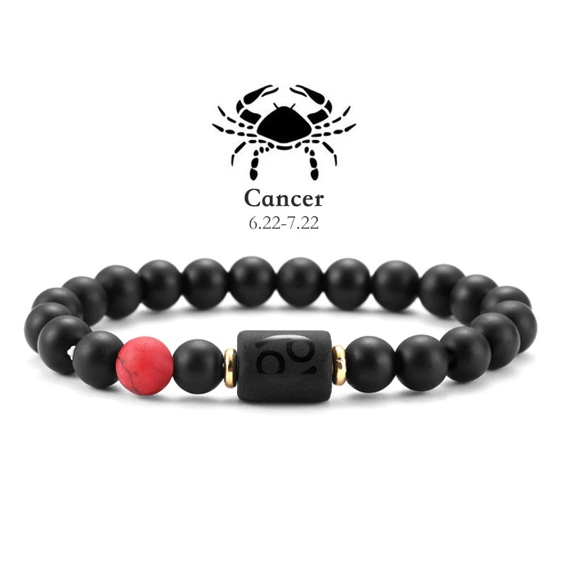 Pulseras Del Zodiaco. 12 Modelo Diferentes de Piedra Natural. Elige tú signo.