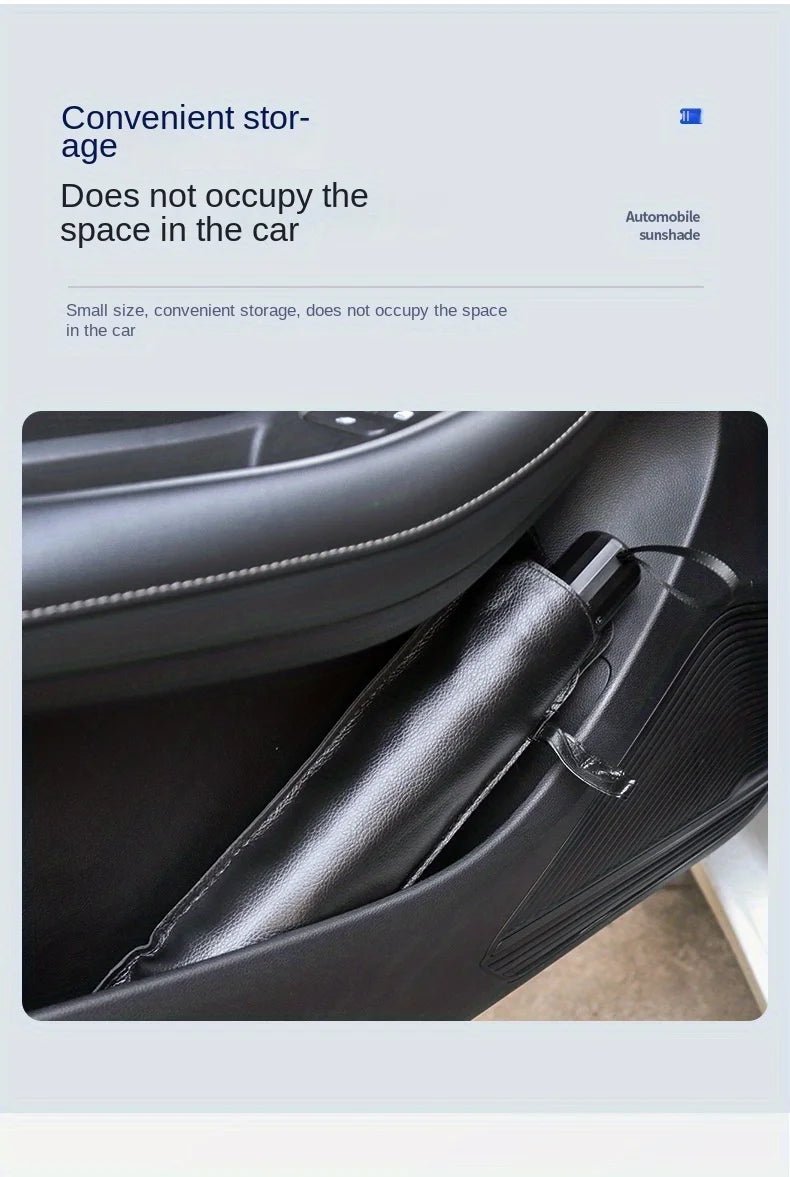 Parasol Para Coche En Forma De Paraguas Super Cómodo Con Aislamiento Térmico.
