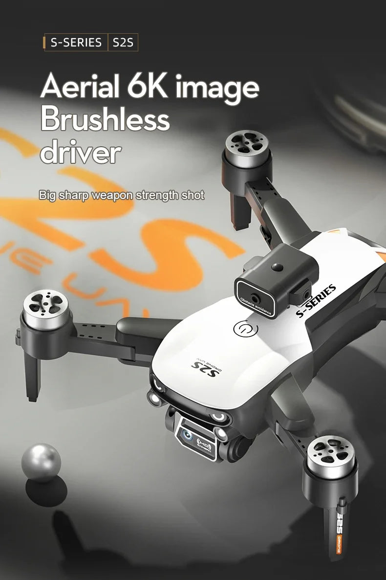 Mini Drone S2S Con Cámara HD Grabación 4K 8K WIFI GPS