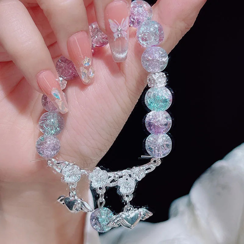 Pulseras Elegantes Elásticas Para Mujer Con Piedras Preciosas