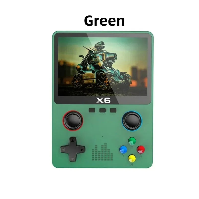 Nueva Consola Retro Portátil X6 Pantalla De 3.5" IPS Con 10.000 Juegos Incluidos.