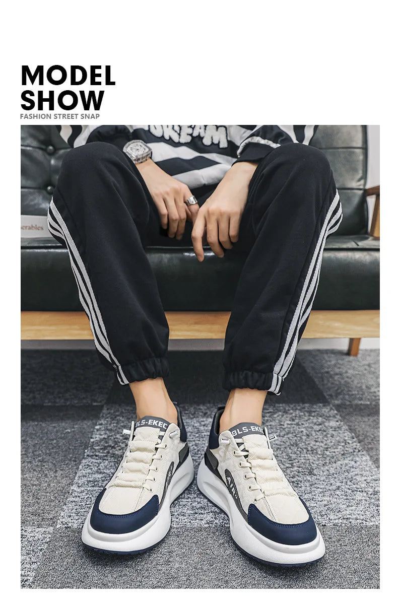 Zapatillas Informales Para Hombre Elegantes y Cómodas De Nueva Moda 2025