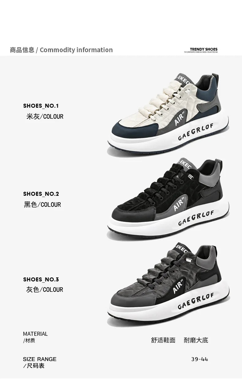 Zapatillas Informales Para Hombre Elegantes y Cómodas De Nueva Moda 2025