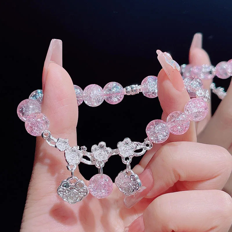 Pulseras Elegantes Elásticas Para Mujer Con Piedras Preciosas