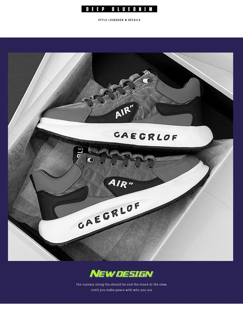Zapatillas Informales Para Hombre Elegantes y Cómodas De Nueva Moda 2025
