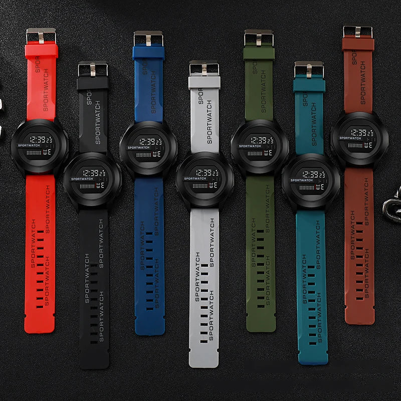Reloj Deportivo Digital Precios Unisex Para Hombre y Mujer, Cronómetro, Luminoso Con Fecha y Semana, Resistente al agua